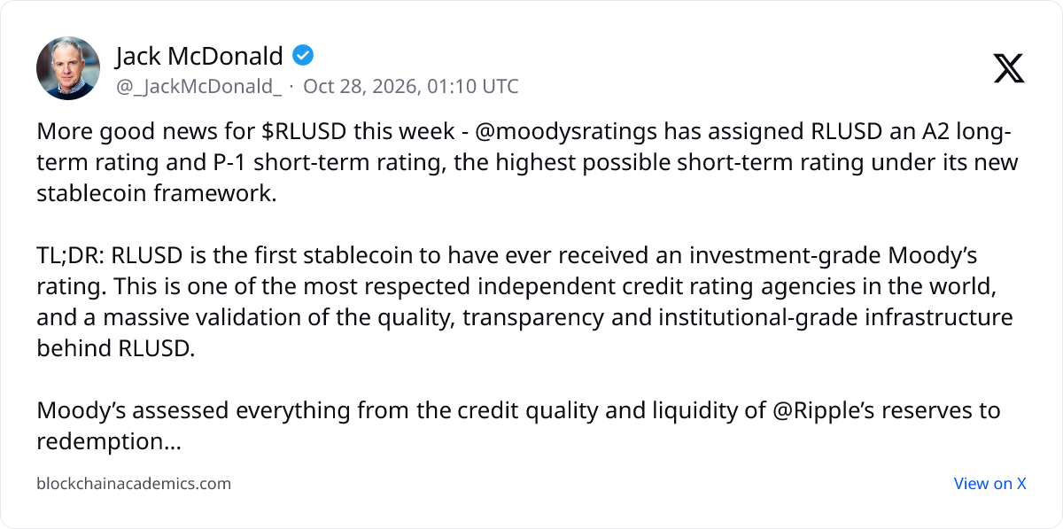 Post by @_JackMcDonald_ on X: linked from cryptopotato.com