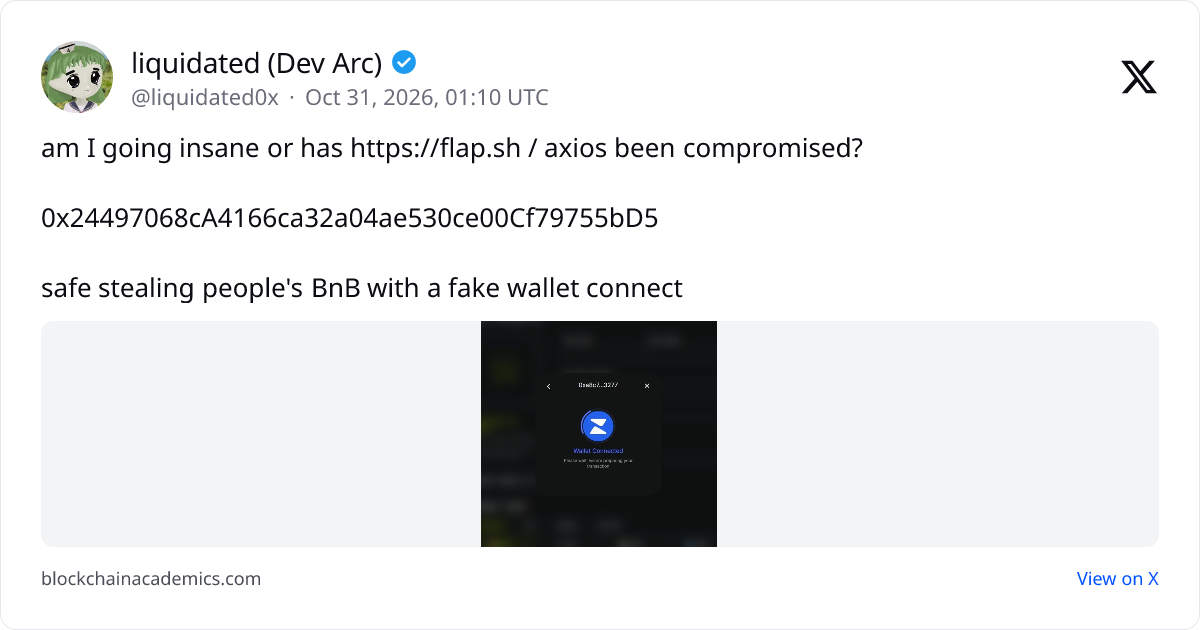 Post by @liquidated0x on X: linked from theblock.co