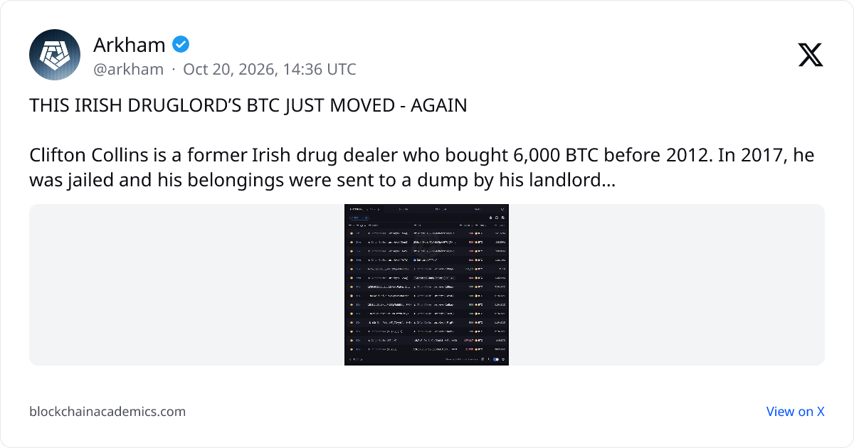 Post by @arkham on X: linked from blockonomi.com